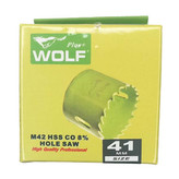 اره گرد بر بی متال ولف مدل M42 HSS CO 8% سایز 41 میلیمتر
