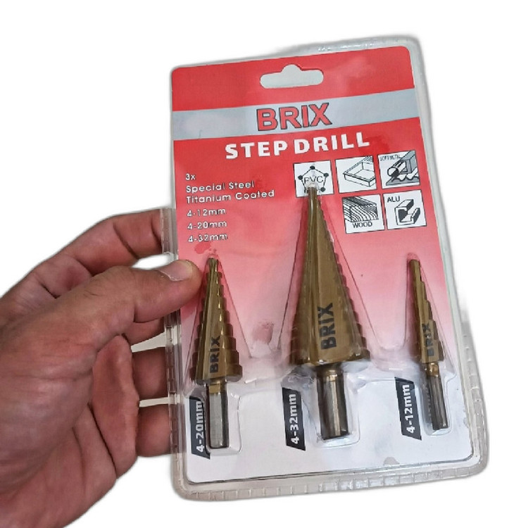 مته کاجی بریکس مدل BRIX3 مجموعه 3 عددی