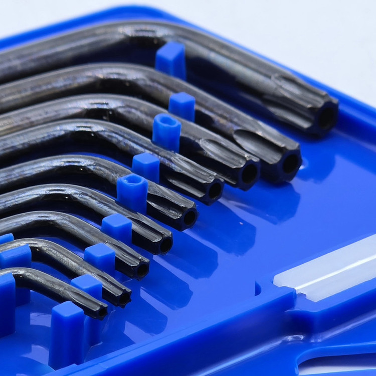 ست 9 عددی آچار ال شکل AZD Tools در بسته بندی شرکتی
